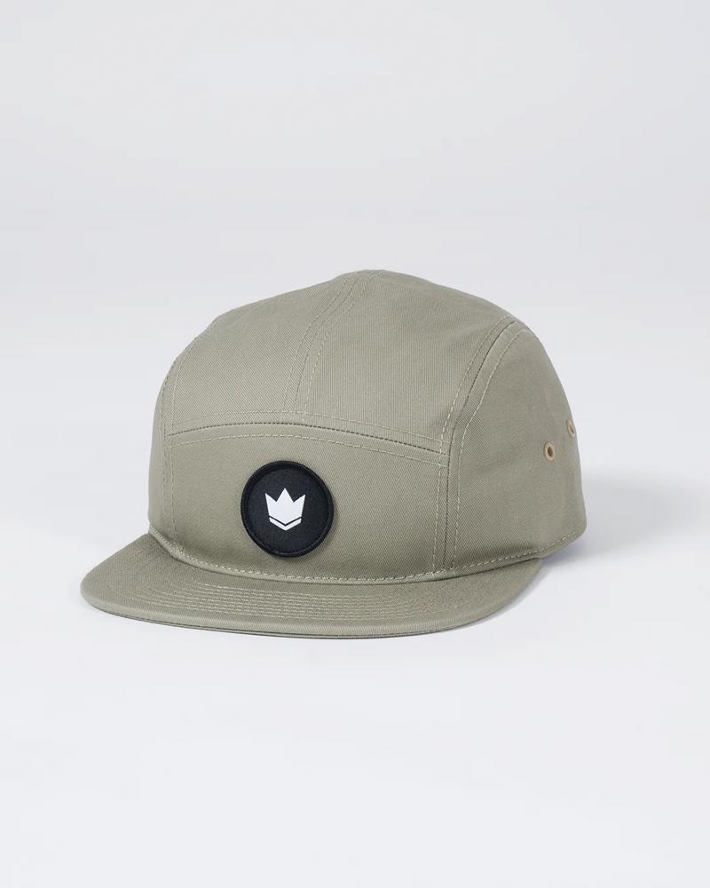 Kingz Crown Patch Strapback Hat -sage green